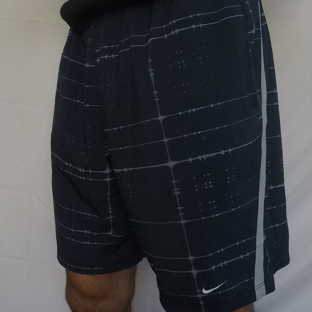 Nike Dri-Fit Blue Running Shorts with Inner Mesh